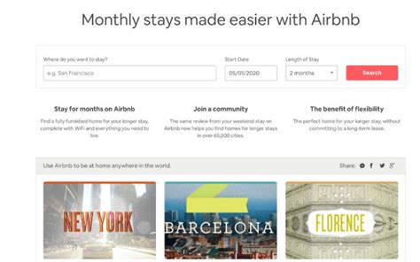 Flexibility you need. . Monthly stays airbnb
